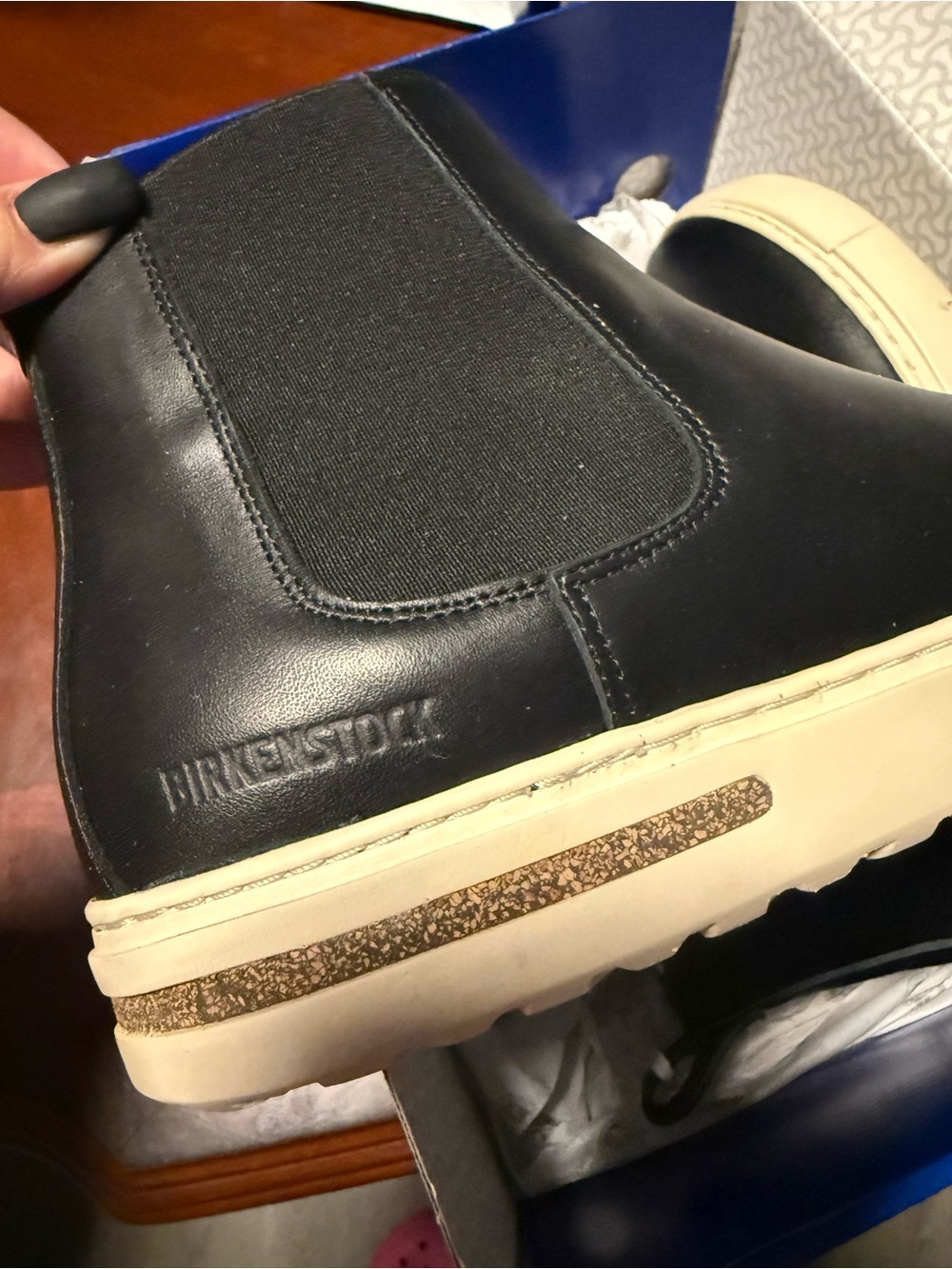 Birkenstock unisex Black Chelsea Sneaker Boot
